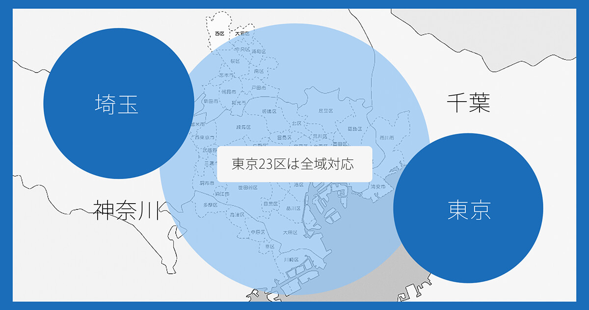 東京・埼玉の出張撮影エリア